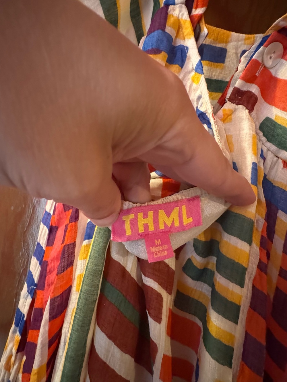 THML Multicolor Geometric Print Maxi Dress - Picture 5 of 5